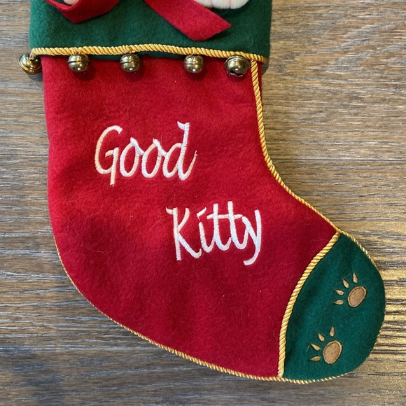 Pair of Adorable Kitty Christmas Stockings. - Picture 6 of 7